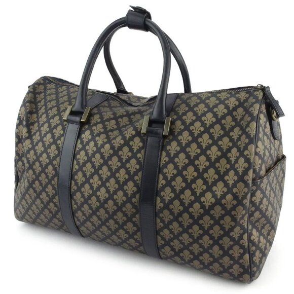 PATRICK COX Boston bag Kings Pattern PVC ?~ synthetic leather Authentic C3939 - Picture 1 of 9